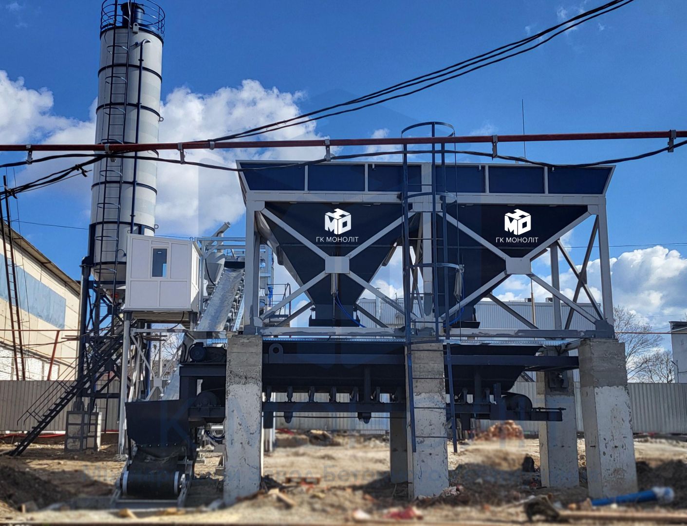 АБЗУ-35 (Автоматичний Стаціонарний Бетонний Вузол) - 1